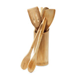 Küchenhelfer Set aus Bambus